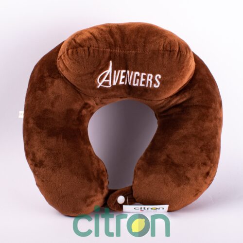 Трэвел подушки Мстители / Подушки туристические Мстители "Подушка AVENGERS для шеи с эффектом памяти" (Mix)