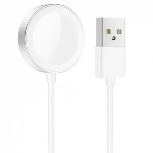 Беспроводное зарядное устройство HOCO CW39 для iWatch (белое)