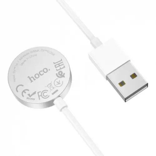 Беспроводное зарядное устройство HOCO CW39 для iWatch (белое)