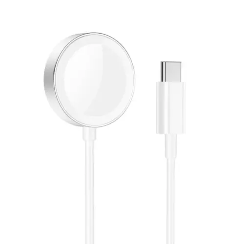 Беспроводное зарядное устройство HOCO CW39C для iWatch (белое)