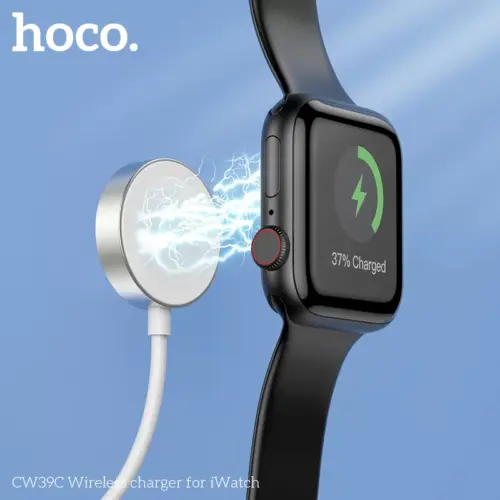 Беспроводное зарядное устройство HOCO CW39 для iWatch (белое)