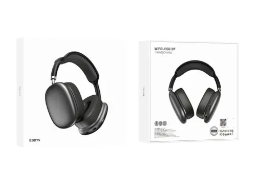 Беспроводные наушники HOCO ESD15 Cool Shadow Bluetooth (тёмно-серые / Space Gray)