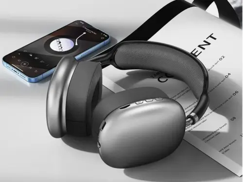 Беспроводные наушники HOCO ESD15 Cool Shadow Bluetooth (тёмно-серые / Space Gray)