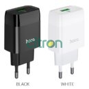 HOCO C72Q Glorious set încărcător QC 3.0 cu un singur port (Type-C) (UE), (2 culori)