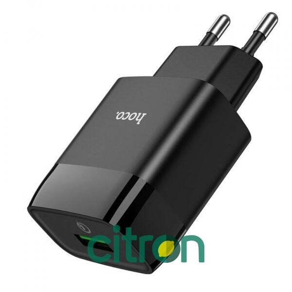 HOCO C72Q Glorious set încărcător QC 3.0 cu un singur port (Type-C) (UE), (2 culori)