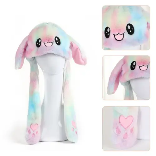 Glowing cap bunny rainbow