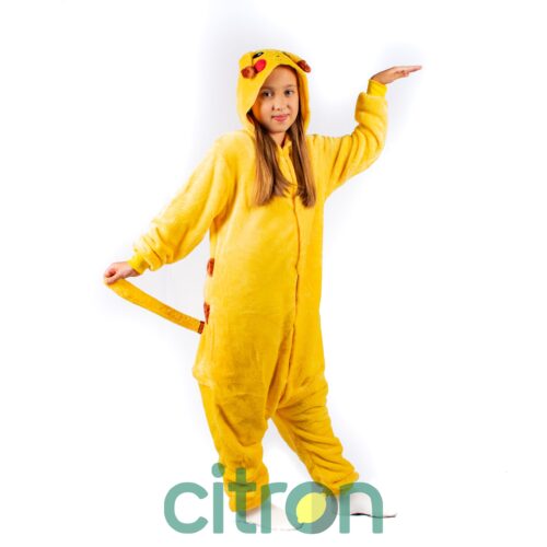 Кигуруми Pikachu ( 80, 90, 100, 110, 120, 130, 140, S, M, L, XL )