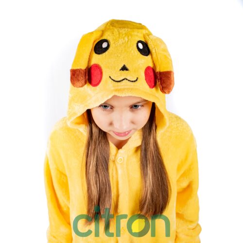 Кигуруми Pikachu ( 80, 90, 100, 110, 120, 130, 140, S, M, L, XL )