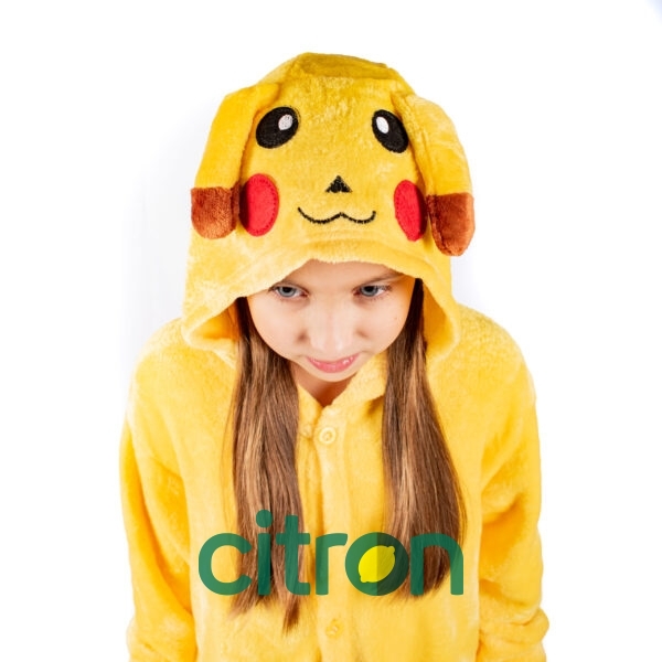 Кигуруми Pikachu ( 80, 90, 100, 110, 120, 130, 140, S, M, L, XL )