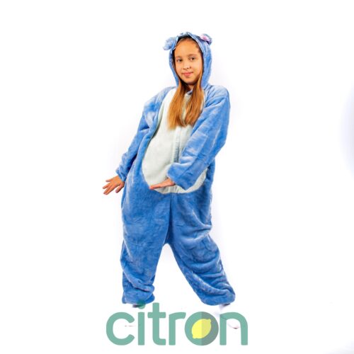 Kigurumi Stitch ( 80, 90, 100, 110, 120, 130, 140, S, M, L, XL )