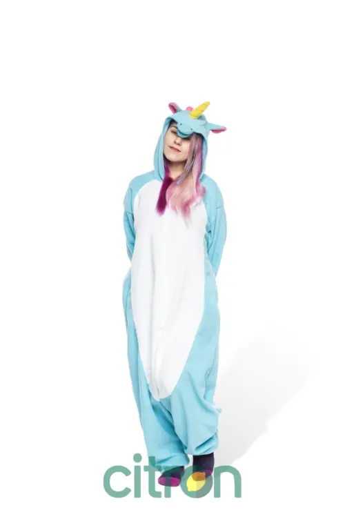 Кигуруми Unicorn blue horn ( S, M, L )