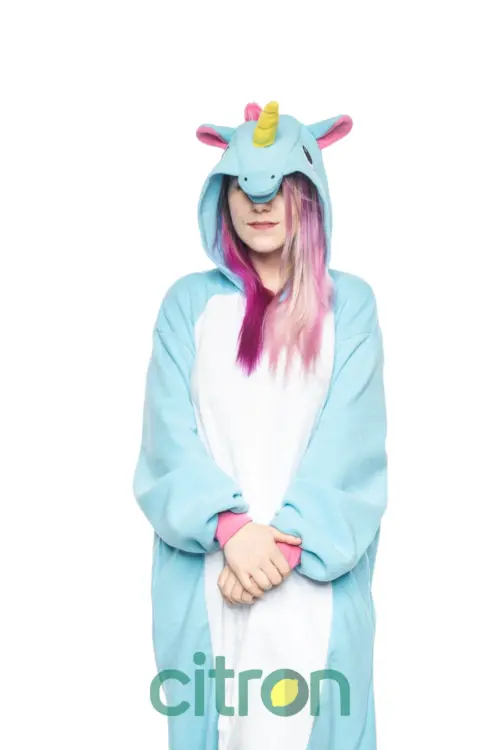 Кигуруми Unicorn blue horn ( S, M, L )