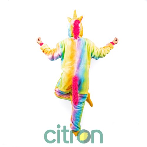 Кигуруми Unicorn multicolored horn ( 110, 120, 130, 140, S, M, L )