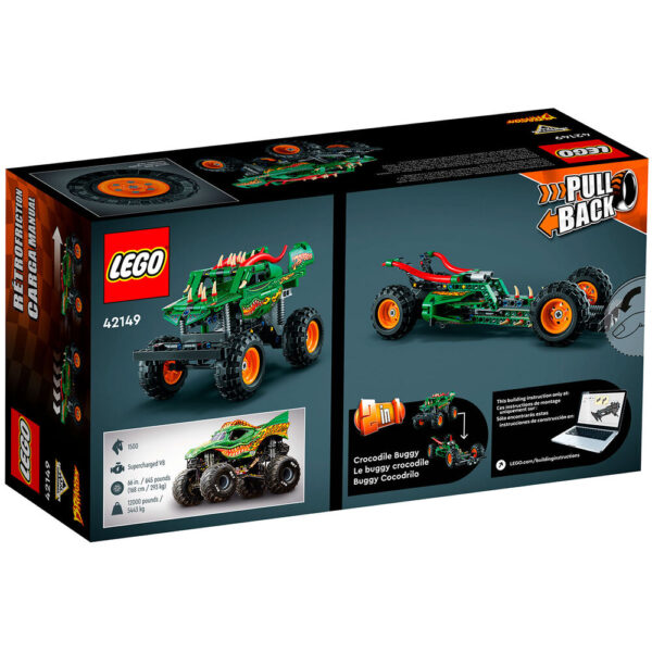 Конструктор LEGO Technic Монстер Джем ​​Дракон, арт. 42149