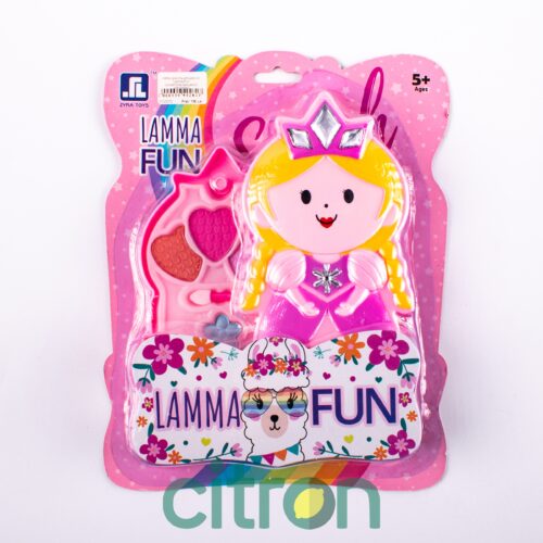 Set de frumusețe pentru fete "Lamma Fun" (geantă cosmetică, prințesă) (SF025752)