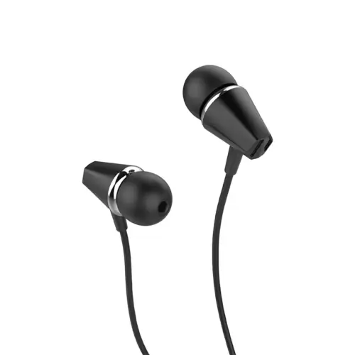Проводные наушники HOCO M34 Honor Music Universal с микрофоном (чёрные)