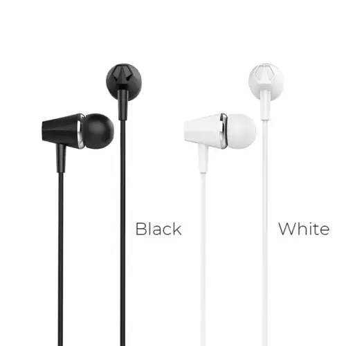 Проводные наушники HOCO M34 Honor Music Universal с микрофоном (чёрные)