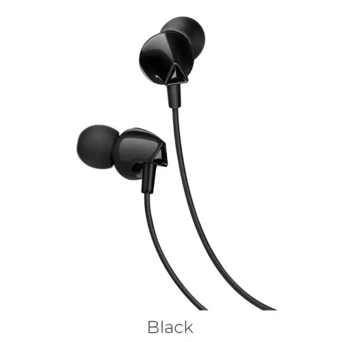 Проводные наушники HOCO M60 Perfect Sound Universal с микрофоном (чёрные)