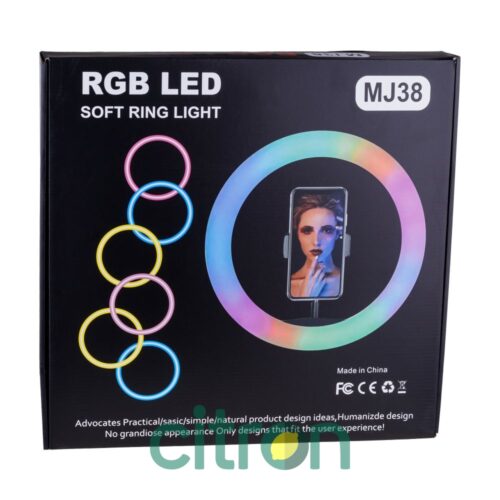 RGB* LED FILLING LAMP (MJ-38) 38cm Black