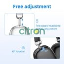 W35 Wireless Headphones, (black, silver)