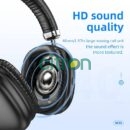 W35 Wireless Headphones, (black, silver)