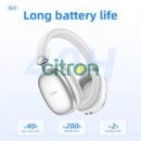W35 Wireless Headphones, (black, silver)