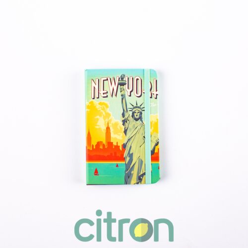 Notebook "City" margine de culoare_9*14cm" (96file)