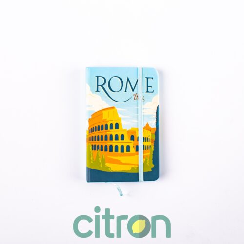 Notebook "City" margine de culoare_9*14cm" (96file)