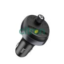 E41 In-car audio wireless FM transmitter black