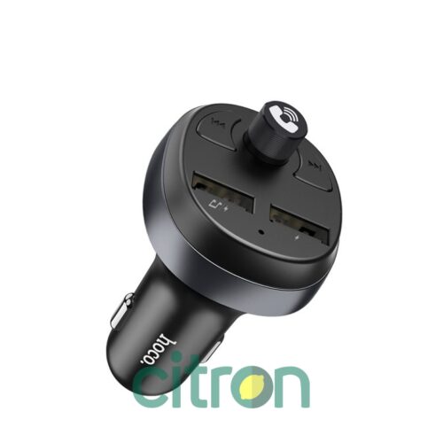 E41 In-car audio wireless FM transmitter black