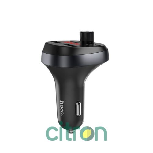 E41 In-car audio wireless FM transmitter black
