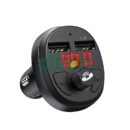 E41 In-car audio wireless FM transmitter black