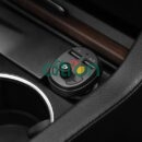 E41 In-car audio wireless FM transmitter black