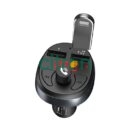 E41 In-car audio wireless FM transmitter black