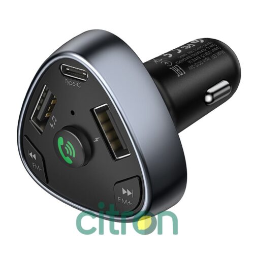 E51 Road treasure car BT FM transmitter Black