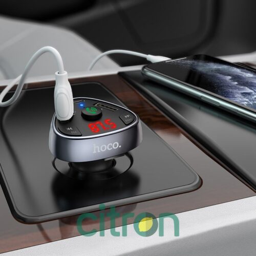 E51 Road treasure car BT FM transmitter Black