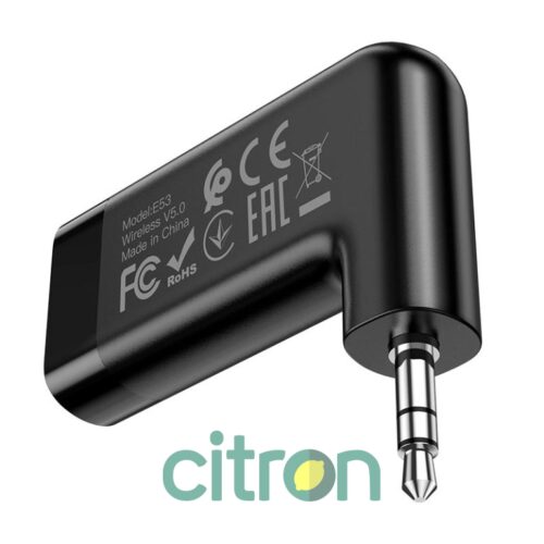 E53 Dawn sound in-car AUX wireless receiver black