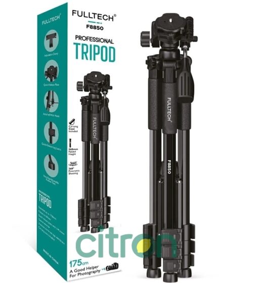 F8850 Fulltech Profisional Tripod (175cm) Black