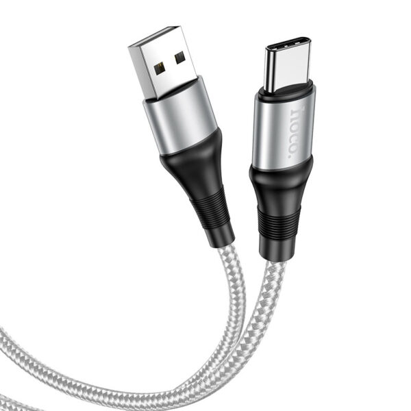 Кабель зарядки и передачи данных HOCO X50 Excellent USB to Type-C (серый)