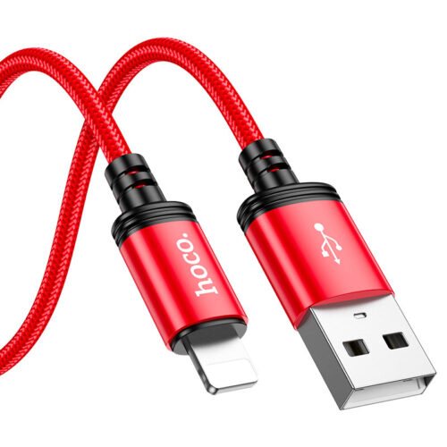 Кабель зарядки и передачи данных HOCO X89 Wind Lightning для iPhone (чёрный)