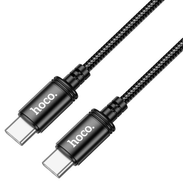 Кабель зарядки и передачи данных HOCO X89 Wind Type-C to Type-C 60W (чёрный)