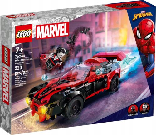 Конструктор LEGO Marvel Майлз Моралес против Морбиуса, арт. 76244