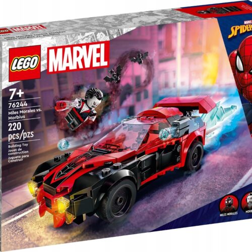 Конструктор LEGO Marvel Майлз Моралес против Морбиуса, арт. 76244