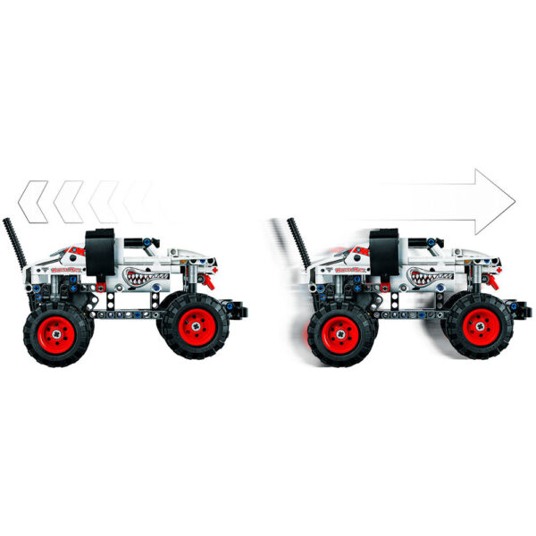 Constructor LEGO Technic Monster Jam Dragon Mut Dalmațian, art. 42150