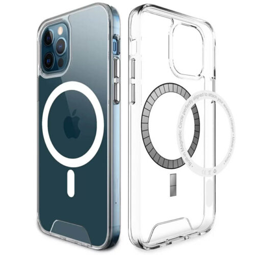 Carcasă TPU Space cu MagSafe pentru Apple iPhone 14 / 14 Plus / 14 Pro / 14 Pro Max (Transparent)
