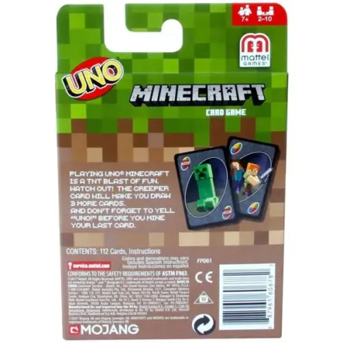 Карточная игра UNO Minecraft FPD61