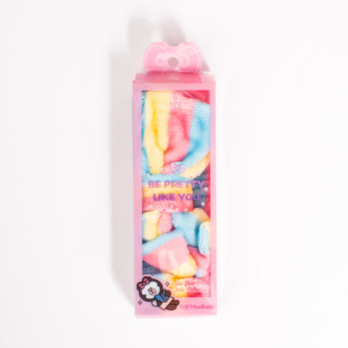 RubyFace bentiță de păr multicoloră pentru cosmetice