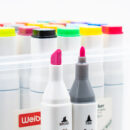 Set de markere / stilouri "Weibo, Twin Marker" (24 culori)
