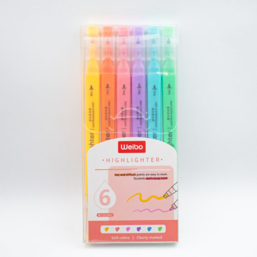 Набор маркеров “Weibo, HIGHLIGHTER” (6 цвета)