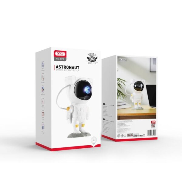Проектор зоряного неба Космонавт астронавт - XO CF1 Astronaut Star Projector Lamp (White)